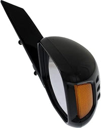 Set Of 2 Front Power Mirror Manual Folding Heated Textured Right Passenger & Left Driver Side Direct Replacement Compatible With 2011-2013 Honda Odyssey HO1320264 HO1321264