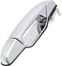 Rear Exterior Door Handle Chrome Right Passenger Side Direct Replacement Compatible with 2007-2013 Chevrolet Silverado 1500 2500 3500HD GM1521130 25960522