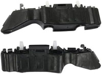 Set of 2 Front Bumper Upper Mounting Bracket Plastic Left Driver & Right Passenger Side Direct Replacement Compatible with 2012-2017 Hyundai Accent HY1043111 HY1042111