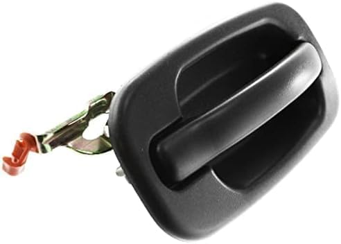 Set of 4 Front and Rear Exterior Door Handle Textured Left Driver & Right Passenger Side Direct Replacement Compatible with 2001-2006 Chevrolet Silverado/GMC Sierra GM1311129