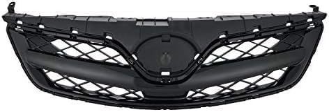 Front Grille Assembly Primed Plastic Direct Replacement Compatible with 2011-2013 Toyota Corolla TO1200340 5310002410C0