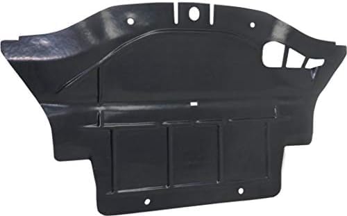 Front Engine Center Splash Shield Under Cover Plastic Direct Replacement Compatible with 2015-2023 Dodge Charger / 2017-2023 Challenger CH1228143 68214816AA-PFM