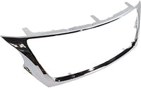 Front Grille Molding Chrome Direct Replacement Compatible With 2008-2011 Lexus GS350 GS450H GS460 LX1210102 5271130250