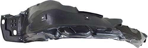 Set Of 2 Front Fender Liner Right Passenger & Left Driver Side Direct Replacement Compatible With 2012-2015 Honda Civic HO1249143 HO1249168 HO1249169 HO1248143 HO1248168 HO1248169