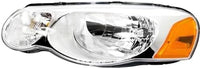 Set Of 2 Front Headlight Assembly Halogen Right Passenger & Left Driver Side Direct Replacement Compatible With 2004-2006 Chrysler Sebring CH2502150 CH2503150 4806037AF 4806036AF