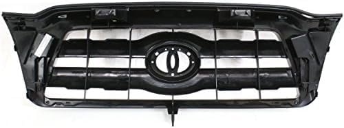 Front Grille Assembly Paintable Shell And Insert Plastic Direct Replacement Compatible With 2005-2010 Toyota Tacoma TO1200279 5310004370C0