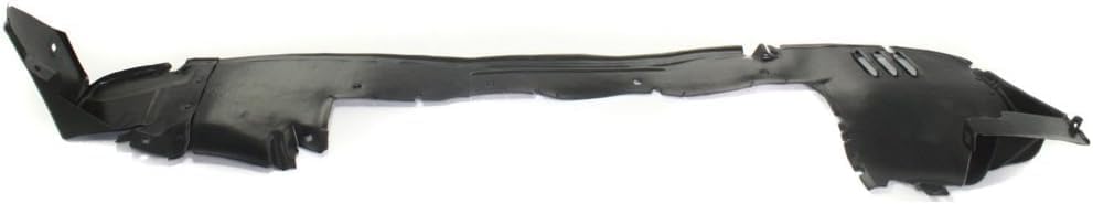 Front Fender Liner Rear Section Left Driver Side Direct Replacement Compatible With 2000-2003 Mercedes Benz CLK-Class MB1248129 2086901130
