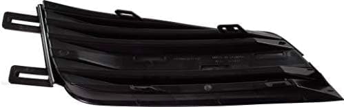 Set Of 2 Front Bumper Grille Primed Plastic Left Driver & Right Passenger Side Direct Replacement Compatible With 2015-2019 Cadillac ATS GM1039244 GM1038244 23260823 23230583