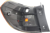 Set Of 2 Tail Light Outer Lens and Housing Plastic Left Driver & Right Passenger Side Direct Replacement Compatible With 2005-2007 Honda Odyssey HO2819129 HO2818129