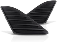 Set Of 2 Front Fog Light Cover Primed Plastic Left Driver & Right Passenger Side Direct Replacement Compatible With 2012-2014 Toyota Camry TO1039147 TO1038147 5212706260 5212806260