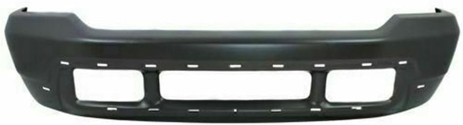 Front Bumper Primed Steel + Upper & Lower Valance Textured Direct Replacement Compatible With 2001-2004 Ford F-Series Super Duty/Excursion FO1002376 FO1095176 FO1095203 1C3Z17757PAA