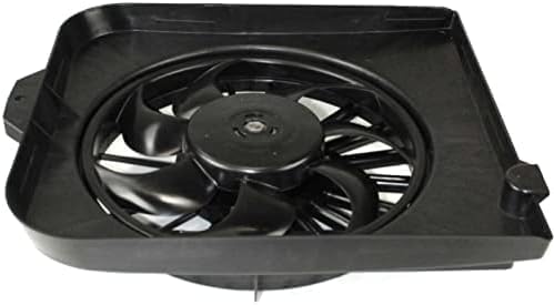 Front Radiator Fan Assembly Plastic Left Driver Side Direct Replacement Compatible With 2001-2005 Dodge Grand Caravan/Chrysler Town & Country CH3115123 4809171AG