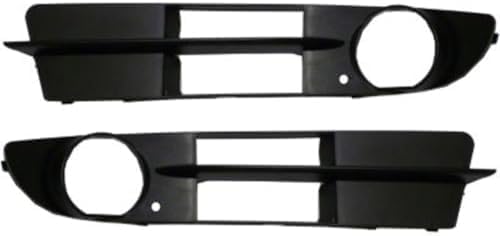 Set Of 2 Front Fog Light Molding Primed Right Passenger & Left Driver Side Direct Replacement Compatible With 2004-2007 BMW 5-Series BM1039109 BM1038109 51117049244 51117049243