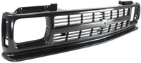 Front Grille Primed Shell And Insert Plastic Direct Replacement Compatible With 1991-1994 Chevrolet S10 Blazer / 1991-1993 S10-Pickup GM1200222 15678982