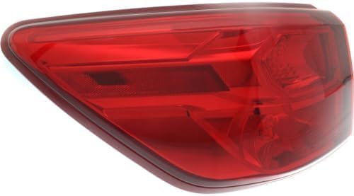 Tail Light Outer Assembly Left Driver Side Direct Replacement Compatible With 2017-2020 Nissan Pathfinder NI2805109 265509PF0A
