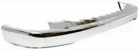 Front Bumper Chrome Steel + Lower Valance + Upper Filler + Head Lamps Fillers + Signal Lights Direct Replacement Compatible With 2001-2004 Toyota Tacoma TO1095196 TO1087112