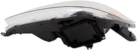 Set Of 2 Front Head Light Assembly Plastic Left Driver & Right Passenger Side Direct Replacement Compatible With 2004-2005 Toyota Sienna TO2502150 TO2503150 81150AE010 81110AE010