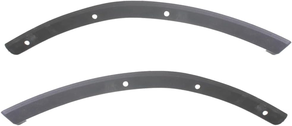 Front Bumper End Cap Without Fog Light Hole + Outer Filler Primed Left Driver & Right Passenger Side Direct Replacement Compatible With 2007-2013 Chevrolet Silverado 1500 GM1017103