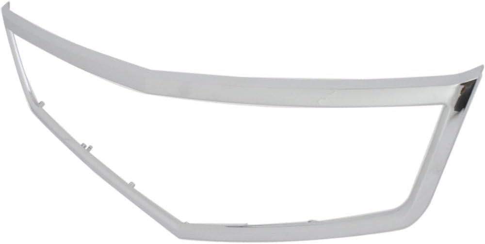 Front Grille Molding Chrome Direct Replacement Compatible With 2006-2008 Acura TSX AC1210108 71122SECA02