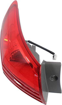 Set Of 2 Tail Light Outer Assembly Plastic Left Driver & Right Passenger Side Direct Replacement Compatible With 2008-2013 Nissan Rogue / 2014-2015 Select NI2801183 NI2800183