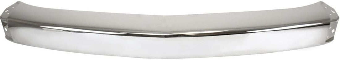 Front Bumper Chrome Steel + Lower Valance + Extension + End Caps + Brackets + Fog Lights Driver & Passenger Side Direct Replacement Compatible With 2007-2013 Chevrolet Silverado 1500