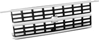 Front Grille Chrome Shell And Argent Insert Direct Replacement Compatible With 1989-1991 Chevrolet Suburban GM1200169 15628796