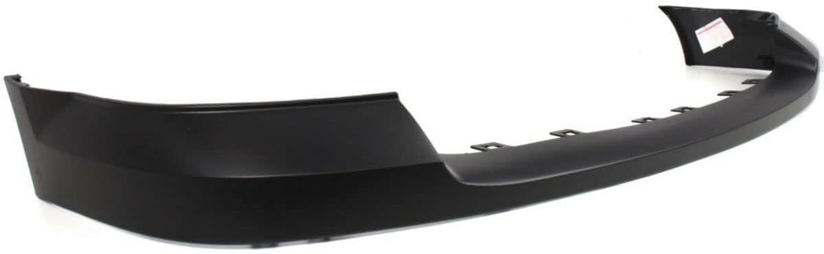 Front Bumper Chrome + Upper Cover Primed + Bracket + Lower Valance + Extension Textured Direct Replacement Compatible With GMC Sierra 1500 2007-2013 GM1015100 GM1092211 GM1014102
