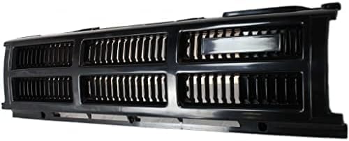 Front Grille Assembly Primed Shell And Insert Plastic Direct Replacement Compatible With 1984-1986 Toyota 4Runner TO1200130 5311189118