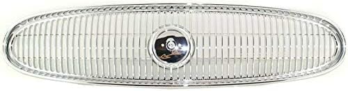 Front Grille Chrome Shell And Insert Direct Replacement Compatible With 2000-2005 Buick LeSabre GM1200427 25767965