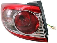 Set Of 2 Tail Light Outer Assembly Right Passenger & Left Driver Side Direct Replacement Compatible With 2010-2012 Hyundai Santa Fe HY2805117 HY2804117 924020W500 924010W500