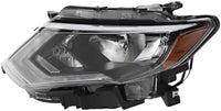 Front Headlight Assembly Halogen Left Driver Side Direct Replacement Compatible With 2017-2020 Nissan Rogue NI2502254 260606FL0A