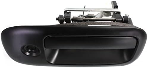 Front Exterior Door Handle Smooth Black Plastic Right Passenger Side Direct Replacement Compatible with 2003-2009 GMC Savana/Chevrolet Express Van 1500 2500 3500 FDH010058 25942272