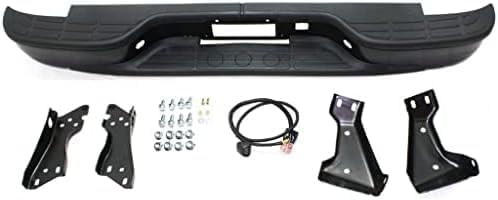 Rear Step Bumper Assembly Primed Steel Direct Replacement Compatible With 1999-2005 Chevrolet Silverado/GMC Sierra GM1103125 19121286-PFM