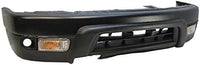 Front Bumper Face Bar Steel + Lower Valance Primed + Signal Light Set Of 2 Left Driver And Right Passenger Side Direct Replacement Compatible With 1999-2002 Toyota 4Runner TO1002166