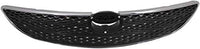 Front Grille Assembly Chrome Shell & Painted Silver Insert Plastic Direct Replacement Compatible With 2002-2004 Toyota Camry TO1200237 53101AA030