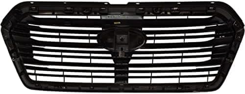 Front Grille Chrome Shell With Primed Insert Plastic Direct Replacement Compatible With 2019-2022 Subaru Ascent SU1200183 91121XC01A