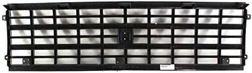 Front Grille Silver Shell And Primed Insert Direct Replacement Compatible With 1992-1996 Chevrolet G-Series Van GM1200360 15709687