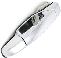 Rear Exterior Door Handle Chrome Left Driver Side Direct Replacement Compatible with 2007-2013 Chevrolet Silverado 1500 2500 3500HD GM1520130 22738725