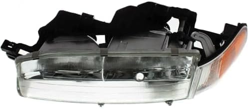 Set Of 2 Front Headlight Assembly With Corner Lamp Right Passenger & Left Driver Side Direct Replacement Compatible With 1992-1993 Honda Accord HO2503107 HO2502107 33100SM4A04
