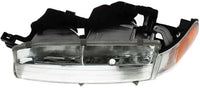 Set Of 2 Front Headlight Assembly With Corner Lamp Right Passenger & Left Driver Side Direct Replacement Compatible With 1992-1993 Honda Accord HO2503107 HO2502107 33100SM4A04