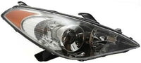 Set Of 2 Front Head Light Assembly Plastic Left Driver & Right Passenger Side Direct Replacement Compatible With 2004-2006 Toyota Solara TO2502152 TO2503152 81150AA080 81110AA080