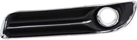 Set Of 2 Front Fog Light Molding Primed With Chrome Trim Left Driver & Right Passenger Side Direct Replacement Compatible With 2011-2014 Chrysler 300 CH1038126 CH1039126 68127946AB