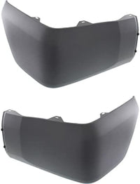Set Of 2 Rear End Cap Textured Plastic Left Driver & Right Passenger Side Direct Replacement Compatible With 2014-2021 Toyota Tundra TO1117108 TO1116108 521550C030 521560C030