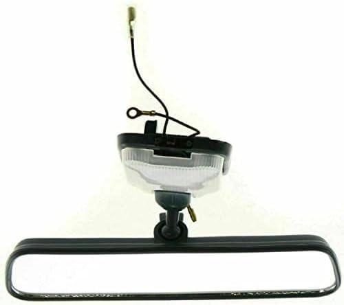 AUTOS PARTS PLUS Rear View Interior Mirror With Light Direct Replacement Compatible With 1989-1995 Toyota Pickup / 1990-1995 4Runner TO2950105 878108914204