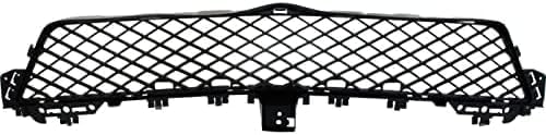 Front Bumper Center Grille Plastic Direct Replacement Compatible With 2012-2015 Mercedes Benz C-Class MB1036151 2048850624