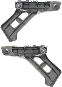 Set of 2 Front Bumper-Side Support Bracket Right Passenger & Left Driver Side Direct Replacement Compatible with 2011-2017 Lexus CT200h LX1043106 LX1042106 5211576011 5211676011