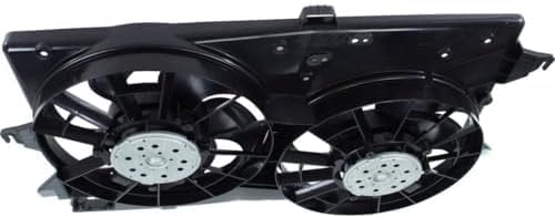 Front Dual Fan Assembly Plastic Direct Replacement Compatible with 1995-2000 Ford Contour / 1999-2002 Mercury Cougar FO3115115 F8RZ8C607GE