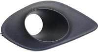 Set Of 2 Front Fog Lamp Molding Textured With Hood Scoop Right Passenger & Left Driver Side Direct Direct Replacement Compatible With 2015-2023 Dodge Charger CH1039171 CH1038171