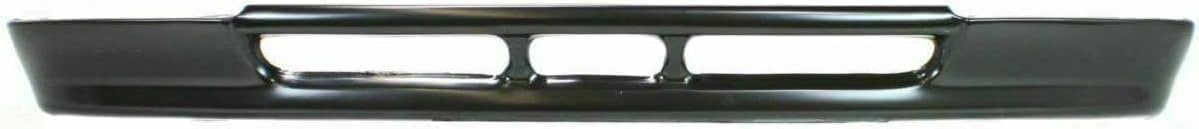 Front Bumper Chrome + Lower Valance Primed + Grille + Bracket + Signal Light Left Driver & Right Passenger Side Direct Replacement Compatible With 1992-1995 Toyota Pickup TO1200149