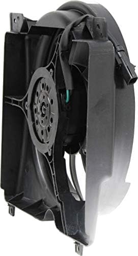Front Radiator Cooling Fan Shroud Assembly Plastic Direct Replacement Compatible with 1997-2001 Jeep Cherokee CH3115106 52028337AC